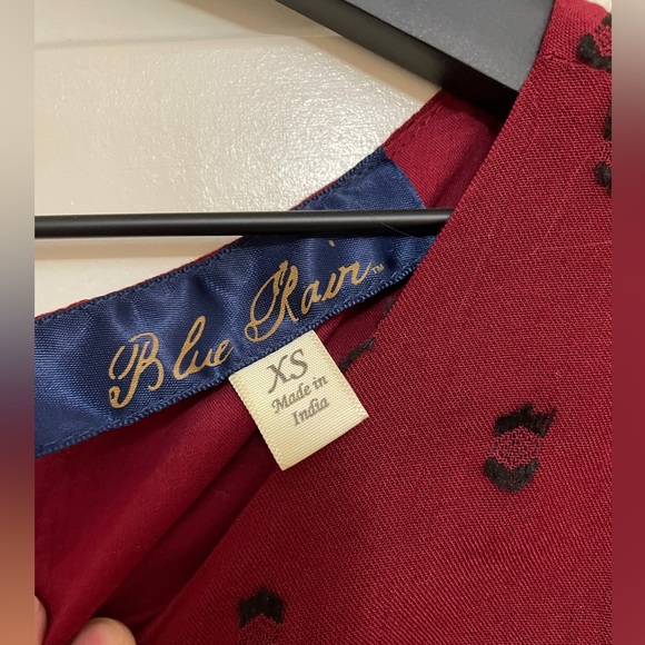 Maroon Boho Dress - XS - Picture 3 of 4